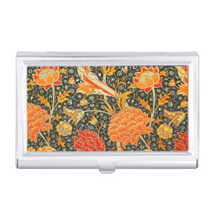 William Morris Cray Wallpaper Pattern Business Card Holder