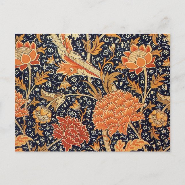 William Morris Cray Wallpaper Pattern Postcard (Front)