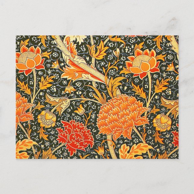 William Morris Cray Wallpaper Pattern Postcard (Front)