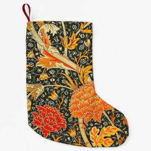 William Morris Cray Wallpaper Pattern Small Christmas Stocking