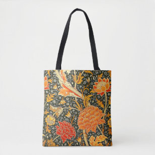William Morris Cray Wallpaper Pattern Tote Bag