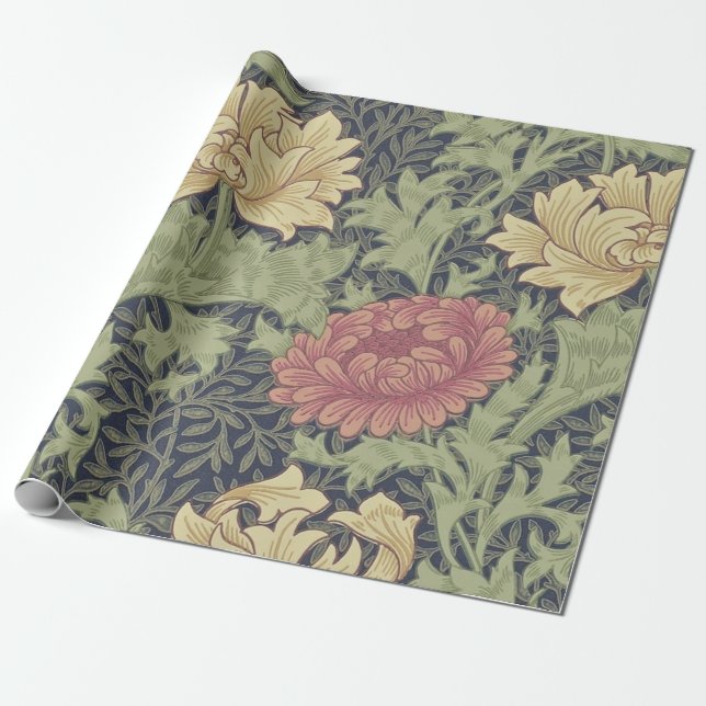 William Morris Cray Wrapping Paper (Unrolled)