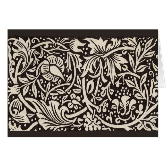 William Morris Daffodil Floral Wallpaper (Front Horizontal)