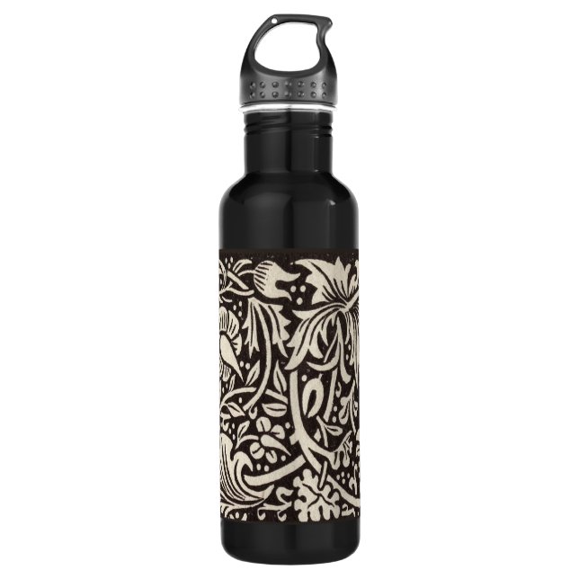 William Morris Daffodil Floral Wallpaper 710 Ml Water Bottle (Front)