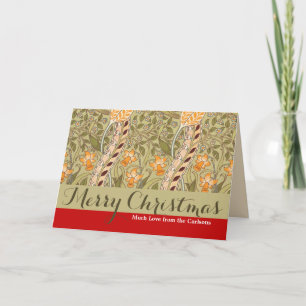 William Morris Daffodil Garden Flower Classic Bota Card