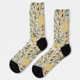 William Morris Daffodil Garden Flower Classic Bota Socks