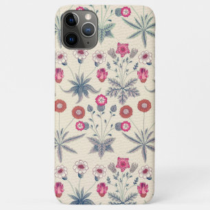 William Morris Daisy Floral Pattern Red Orange Case-Mate iPhone Case