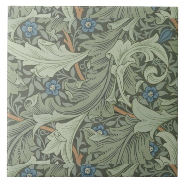 William Morris Decorative Art Granville Pattern Tile (Front)