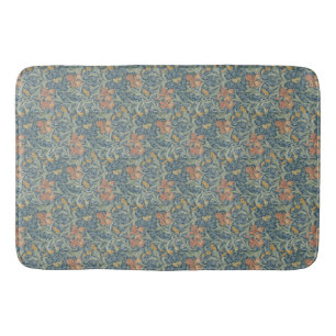 William Morris Decorative Art Iris Pattern Bath Mat