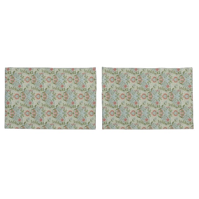 William Morris Decorative Art Persian Pattern Pillowcase (Back-Set)