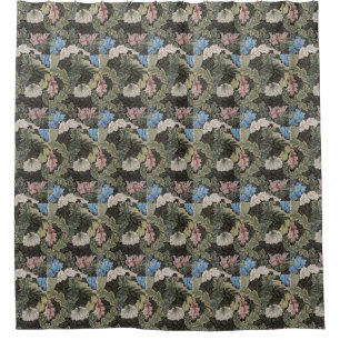 William Morris Decorative Art Wreath Pattern Shower Curtain