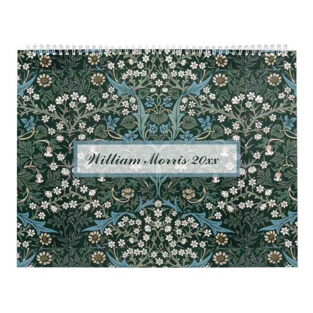 William Morris Decorative Arts Custom Year  Calendar (Cover)