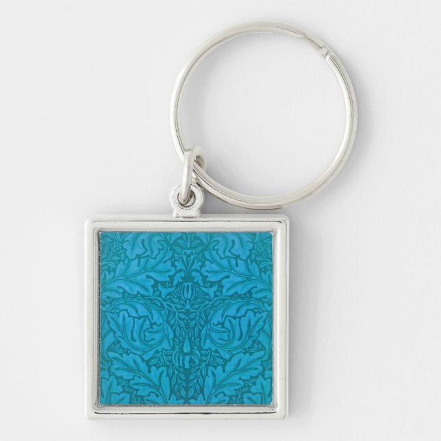 William Morris Design #10 Key Ring (Front)
