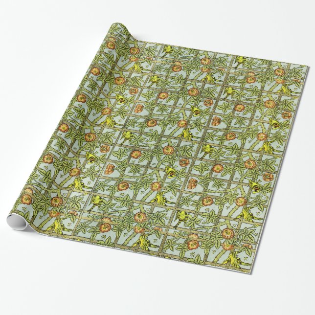 William Morris Design #5 at SusieJayne Wrapping Paper (Unrolled)