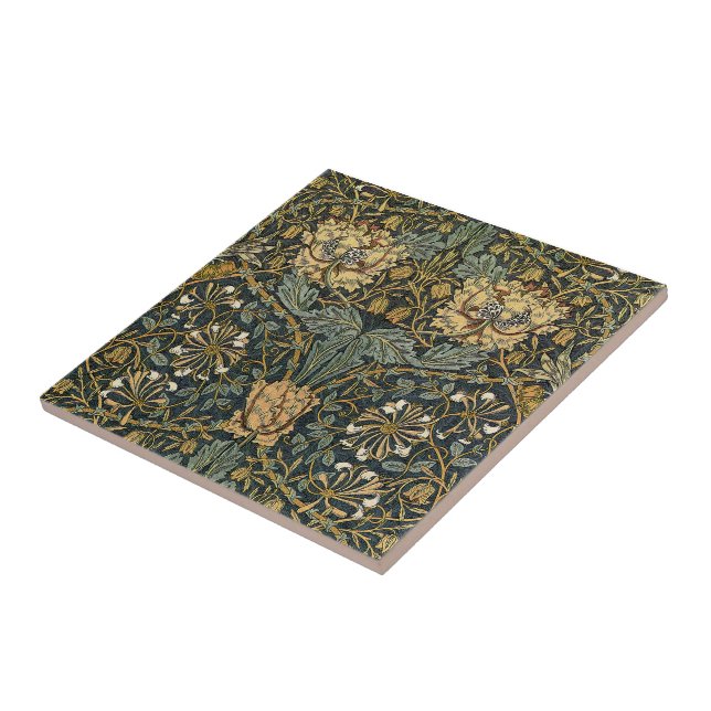 William Morris Design #7 Tile (Side)