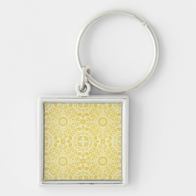 William Morris Design #8 Key Ring (Front)