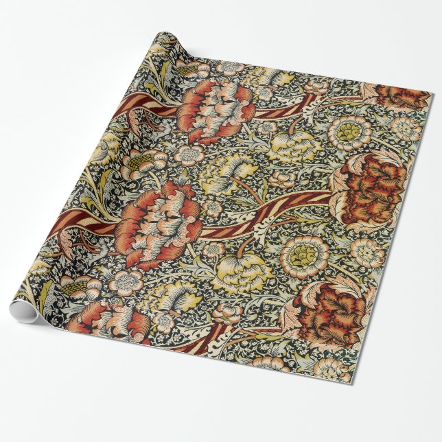 William Morris Design #9 at SusieJayne Wrapping Paper (Unrolled)
