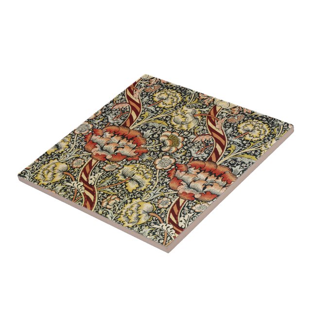 William Morris Design #9 Tile (Side)