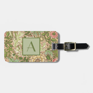 William Morris Design Norwich Pattern Luggage Tag