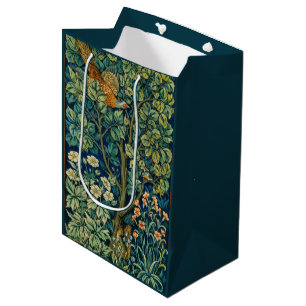 William Morris Design Vintage Style Medium Gift Bag