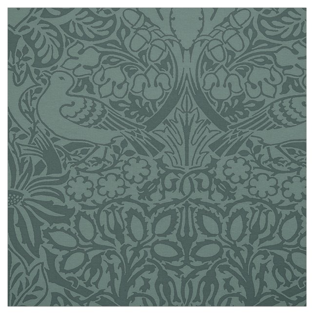 William Morris' Dove and Rose, Leaf-Shadow Colours Fabric (Swatch)
