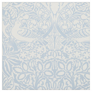 William Morris' Dove and Rose, Misty Blue Fabric