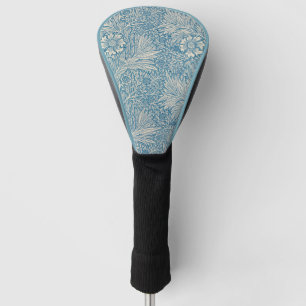 William Morris - Elegant Blue Marigold  Golf Head Cover