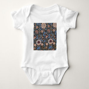 William Morris Evenlode Pattern: Vintage Moody Baby Bodysuit