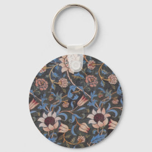 William Morris Evenlode Pattern: Vintage Moody Key Ring