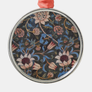 William Morris Evenlode Pattern: Vintage Moody Metal Tree Decoration