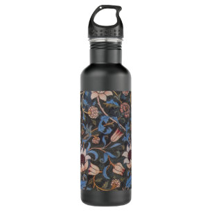 William Morris Evenlode Textile Floral Art 710 Ml Water Bottle