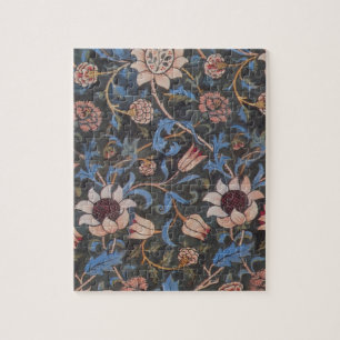William Morris Evenlode Textile Floral Art Jigsaw Puzzle