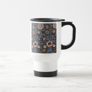 William Morris Evenlode Textile Pattern Travel Mug