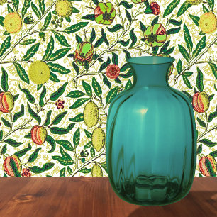 William Morris Exotic Fruit, Lemon Yellow  Wallpaper