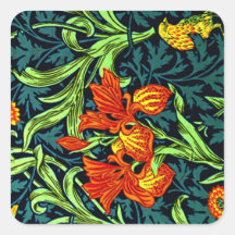 William Morris famous pattern, Iris,