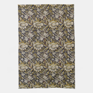 William Morris Fine Floral Wallpaper Pattern Tea Towel