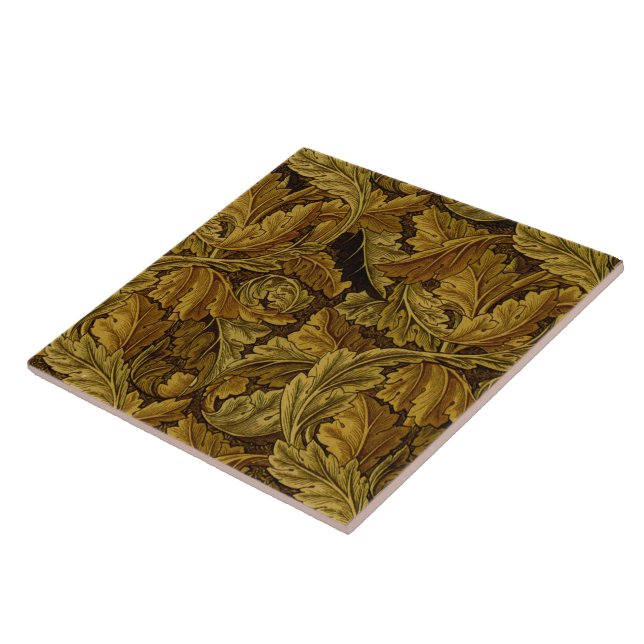 William Morris Fine Floral Wallpaper Pattern Tile (Side)