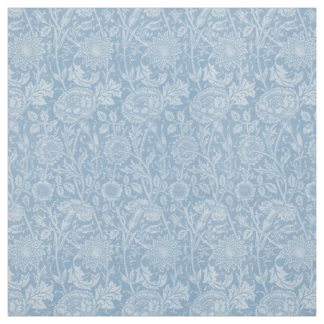 William Morris Floral Blue Fabric (Swatch)