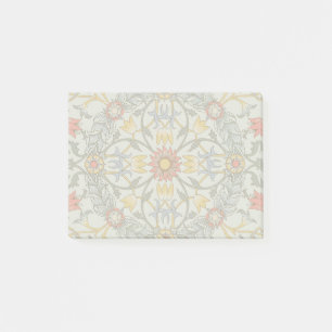 William Morris Floral Circle Flower Illustration Post-it Notes