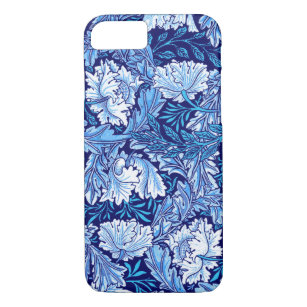 William Morris Floral, Cobalt Blue and White Case-Mate iPhone Case
