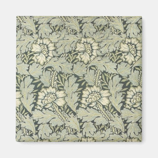 William Morris Floral Fabric Design Cards Magnet