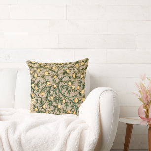 William Morris Floral Fruit Garden Flower Classic Cushion