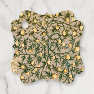 William Morris Floral Fruit Garden Flower Classic Favour Tags