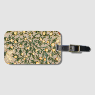 William Morris Floral Fruit Garden Flower Classic Luggage Tag