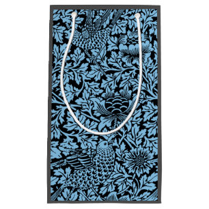 William Morris Floral Pattern Bird Anenome Small Gift Bag