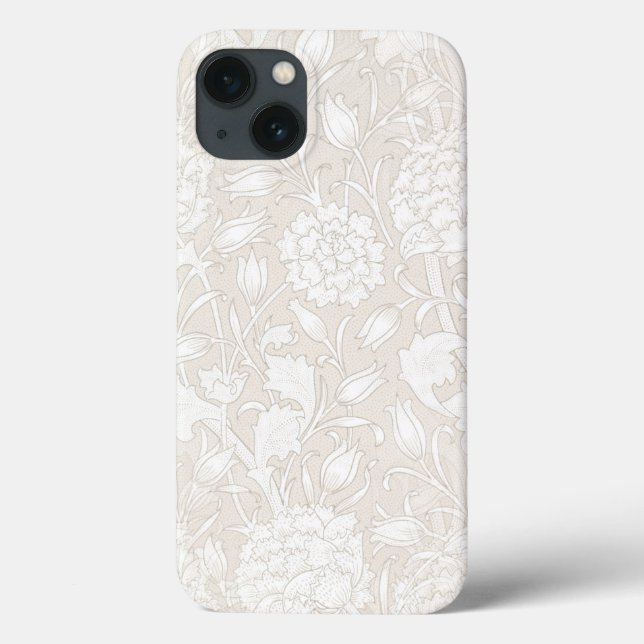 William Morris Floral Pattern in Sepia  Case-Mate iPhone Case (Back)