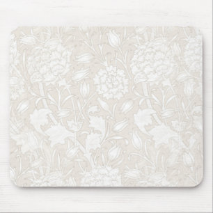 William Morris Floral Pattern in Sepia  Mouse Pad