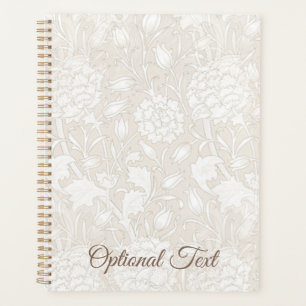 William Morris Floral Pattern in Sepia Planner