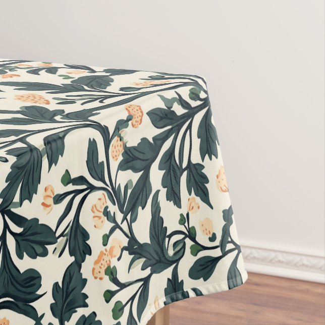 William Morris Floral Pattern  Tablecloth (In Situ)