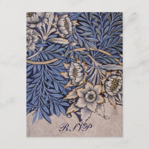 William Morris Floral Pattern Wedding Reply Cards